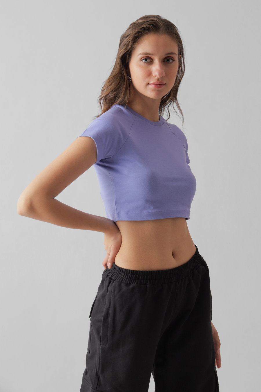 Very Peri -Baby tee