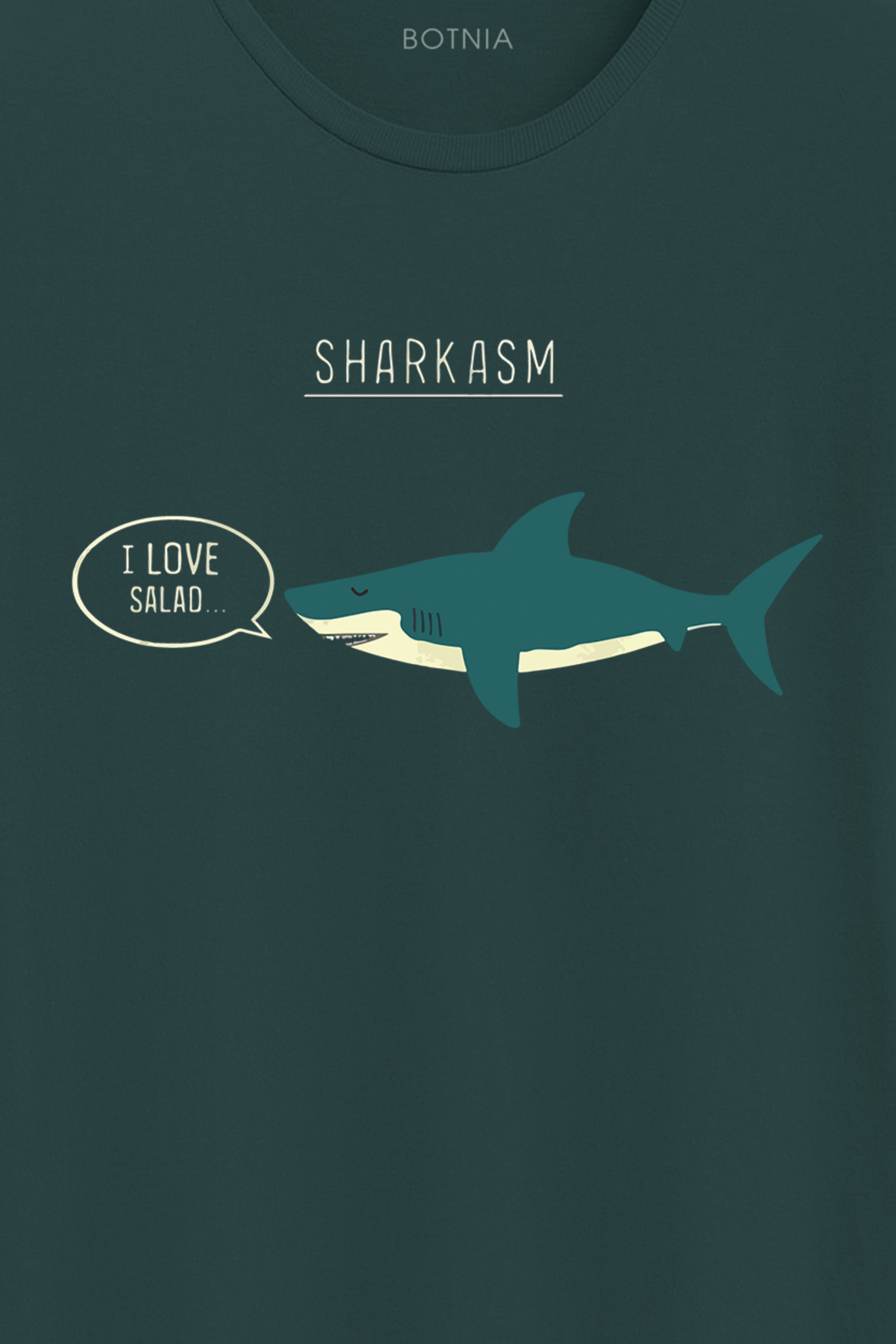 Sharkasm- Half sleeve t-shirt