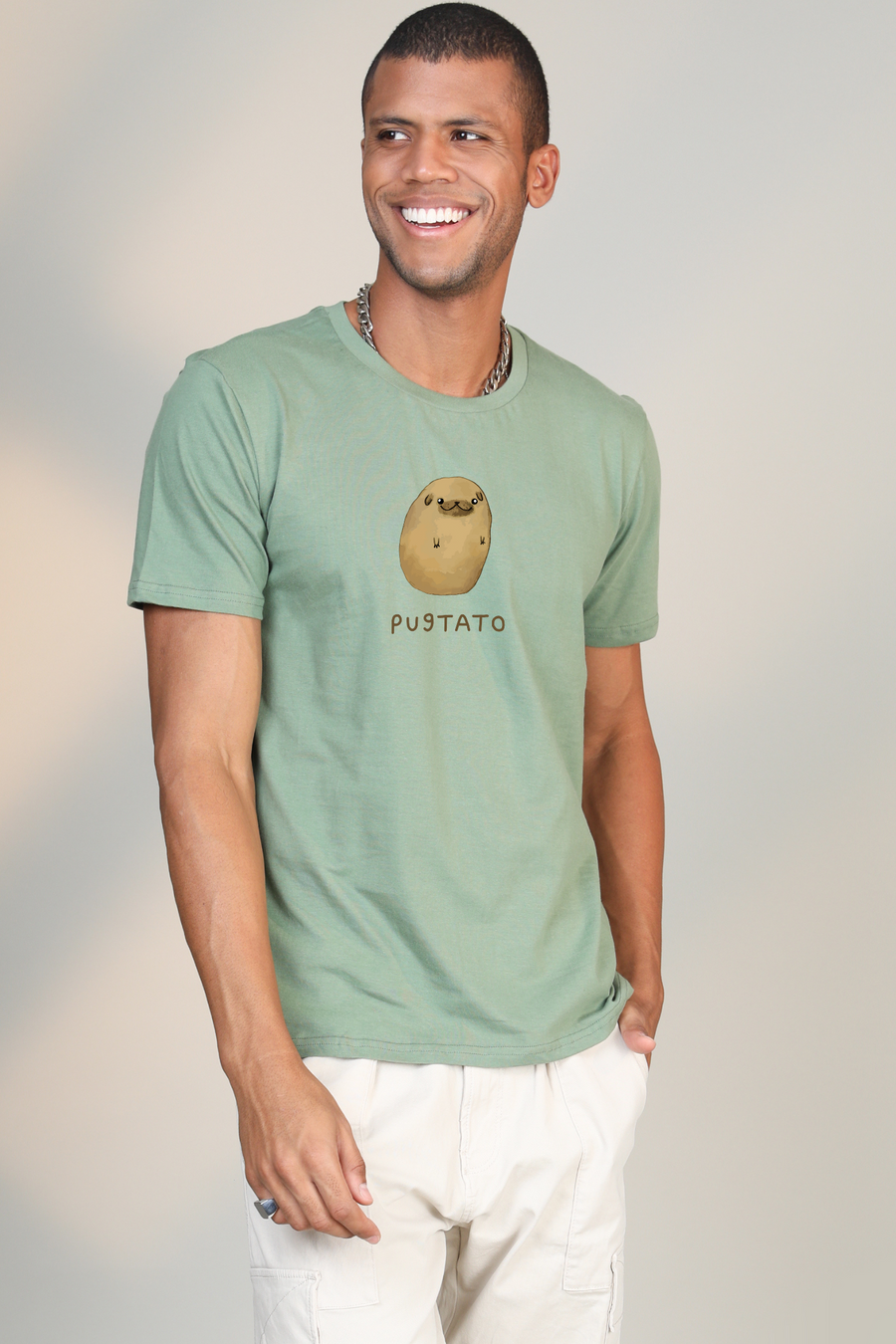 Pugtato- Half sleeve t-shirt - Botnia