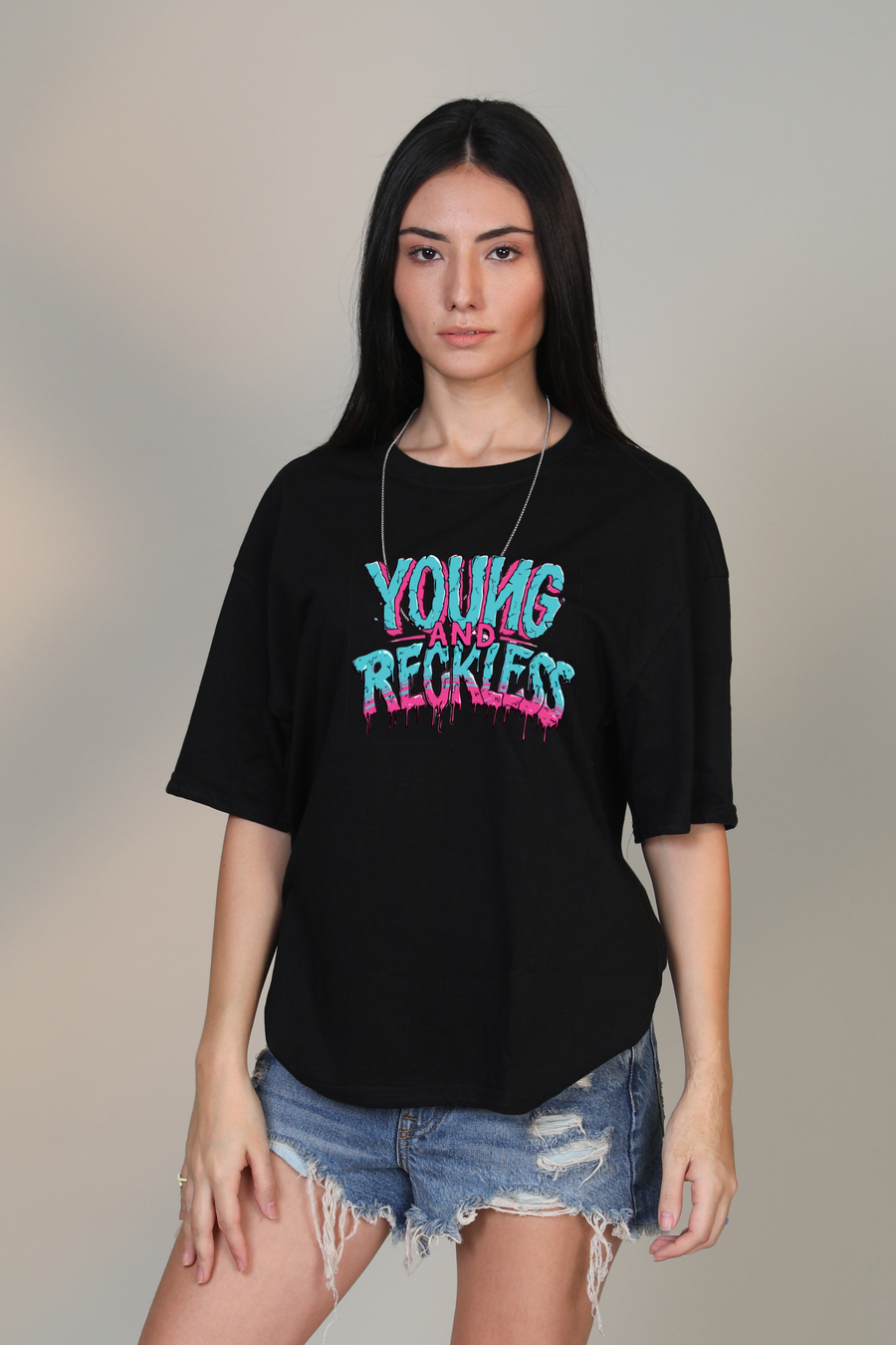 Young and Reckless- Oversized t-shirt