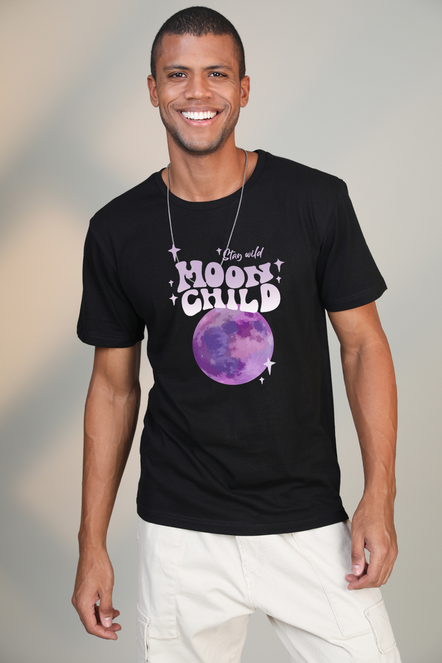 Moon child- Half sleeve t-shirt