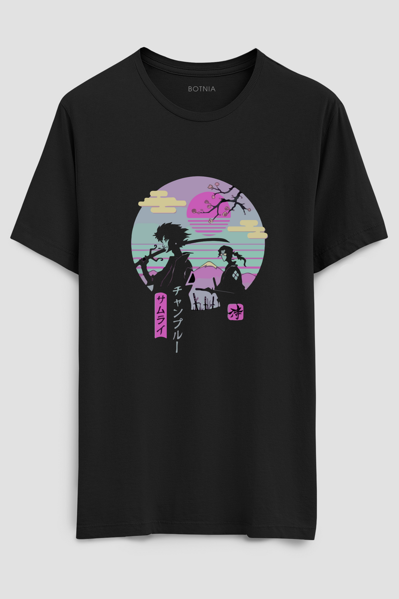 Samurai- Half sleeve t-shirt