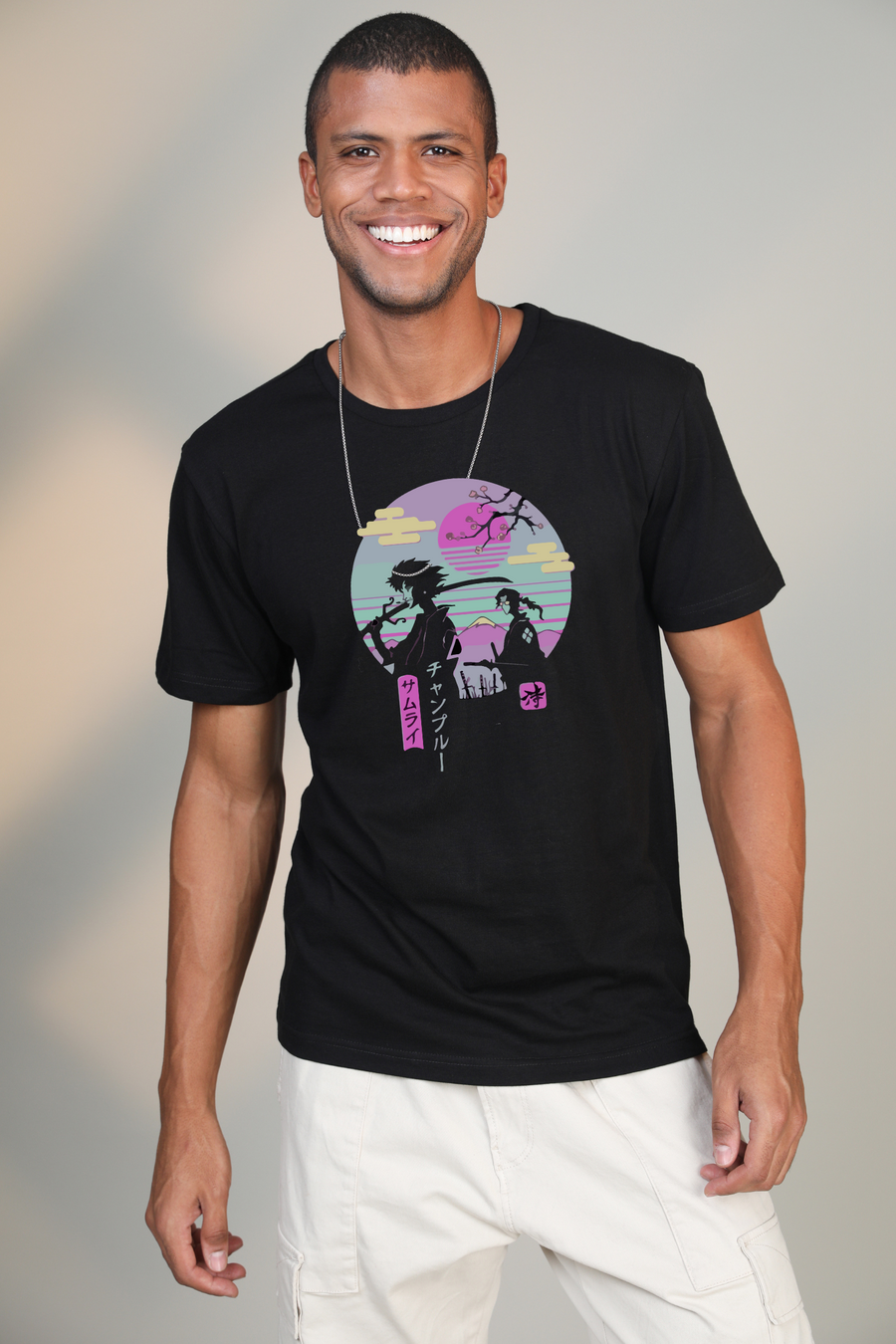 Samurai- Half sleeve t-shirt